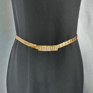 Vintage | Accessories | Gold Chain Belt Ornate Medallion  display picture 3
